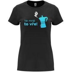 Dámské tričko Ve mně to vře! - velikost M