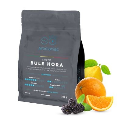 Káva Etiopie Bule Hora - zrnková