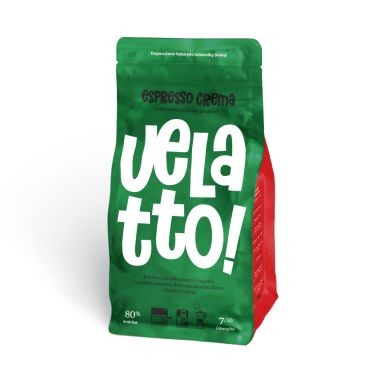 Velatto Espresso Crema zrnková káva 1 kg