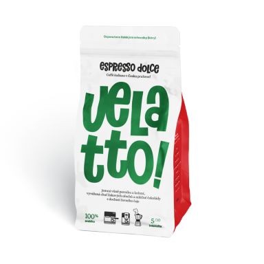 Velatto Espresso Dolce zrnková káva 1 kg