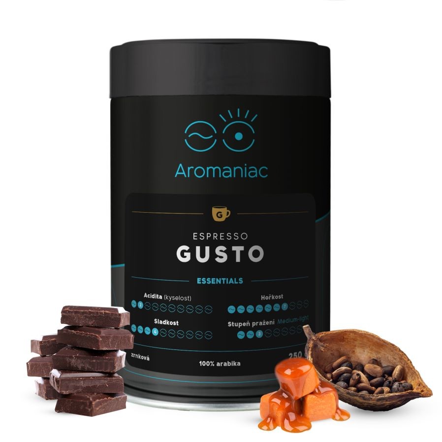 Káva Espresso Gusto - zrnková